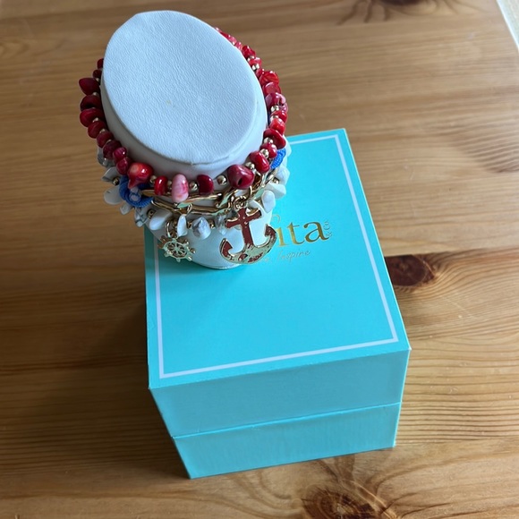 Jewelry - Beautiful brace it’s perfect for summer time summer  like pattern